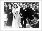 Foto Boda de Benito y Sole, Pilar Gómez Villalba, Soledad Gomez Villalba, Benito Rodriguez Machicado y Gregorio Machicado García.